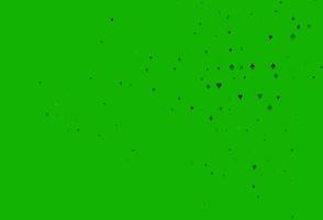 Light Green vector texture with playing cards.