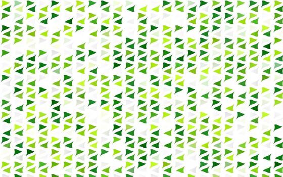 Light Green vector pattern in polygonal style.