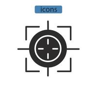 iconos de geolocalización símbolo elementos vectoriales para web infográfico vector