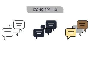 communication icons  symbol vector elements for infographic web