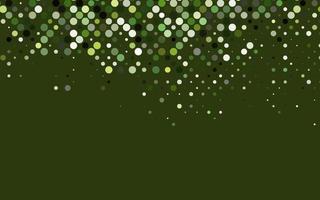 Light Green vector pattern with spheres.