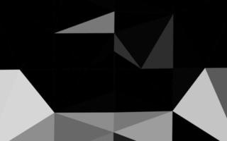 Light Silver, Gray vector blurry triangle pattern.