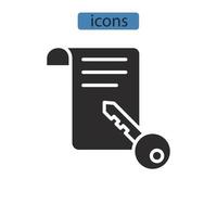 Keyword Research icons  symbol vector elements for infographic web