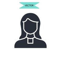 Pharmacist icons  symbol vector elements for infographic web