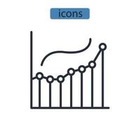 Analysis icons  symbol vector elements for infographic web