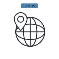 organic traffic icons  symbol vector elements for infographic web