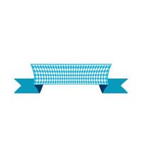 Ribbon banner for text flat color illustration vector