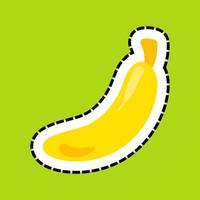 Banana cartoon vector illustration