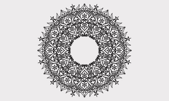 diseño de patrón de mandala. vector