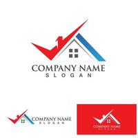 Home and building logo and symbol vector