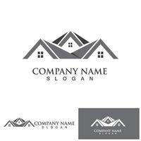 Home and building logo and symbol vector