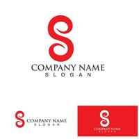 S Business corporate letter logo design vector. vector