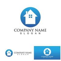 Home and building logo and symbol vector