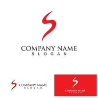 S Business corporate letter logo design vector. vector