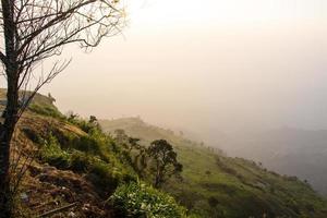 Beautiful mountain scenery in Phetchabun, Thailand photo