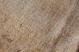 Background and texture of jute canvas photo