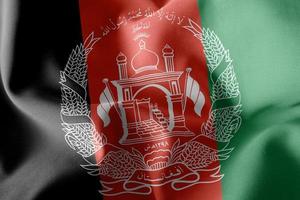 3D illustration of Afghanistan. Waving on the wind flag backgrou photo