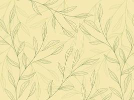 hand drawn floral background pattern vector