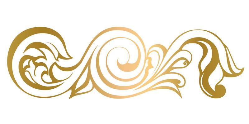 Vector damask vintage baroque scroll ornament swirl. Victorian monogram heraldic shield swirl.Retro floral leaf pattern border foliage antique  acanthus calligraphy engraved tattoo. Tile decor element