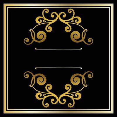Vector damask vintage baroque scroll ornament swirl. Victorian monogram heraldic shield swirl.Retro floral leaf pattern border foliage antique  acanthus calligraphy engraved tattoo. Tile decor element