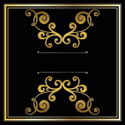 Vector damask vintage baroque scroll ornament swirl. Victorian monogram heraldic shield swirl.Retro floral leaf pattern border foliage antique  acanthus calligraphy engraved tattoo. Tile decor element