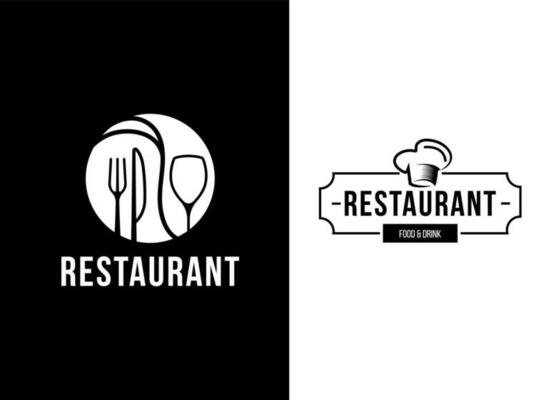 Modern Chef and Cooking Restaurant Logo Design Template