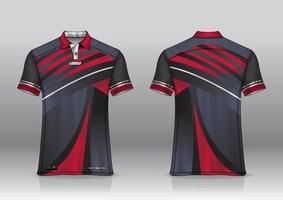 polo shirt uniform design for outdoor sports vector