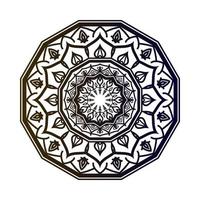 abstract round decorative design. circular decoration. simple mandala for web or print element vector