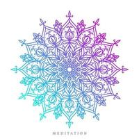 isolated mandalas trendy color vector for web or print element, cover, coloring book, design ornament, room decoration boost positive energy