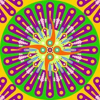 colorful mandalas decoration vector design ornament background web or print element