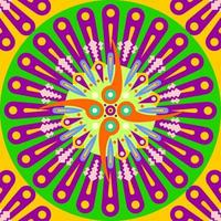 colorful mandalas decoration vector design ornament background web or print element