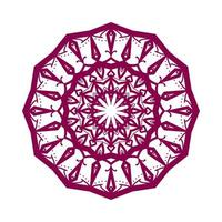 abstract round decorative design. circular decoration. simple mandala for web or print element vector