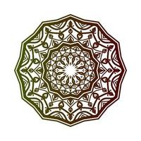 abstract round decorative design. circular decoration. simple mandala for web or print element vector