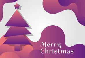 merry christmas trendy background, cover, banner, invitation, greeting card. clipping mask vector element