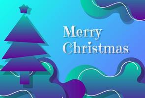 merry christmas trendy background, cover, banner, invitation, greeting card. clipping mask vector element