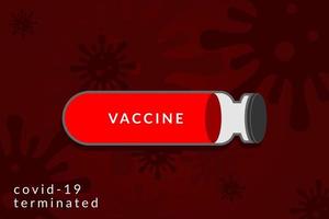 vaccine anti viral illustration with virus background for web or print element