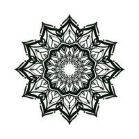 abstract round decorative design. circular decoration. simple mandala for web or print element vector