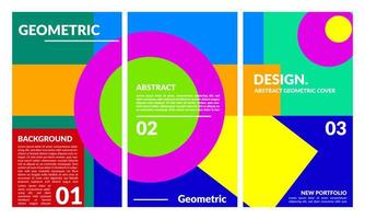 fondo de vector geométrico abstracto minimalista para web y elemento de impresión