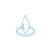 water drop icon design vector