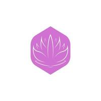 lotus flower icon vector illustration