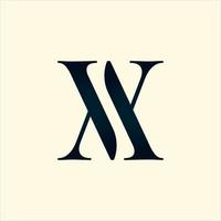 Luxury letter AV or VA logo illustration design vector