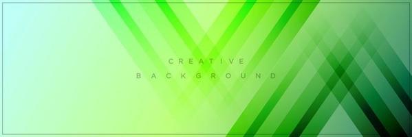 Modern abstract green gradient banner background design vector