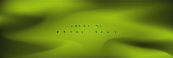 Modern abstract green gradient banner background design vector