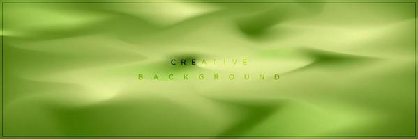 Modern abstract green gradient banner background design vector