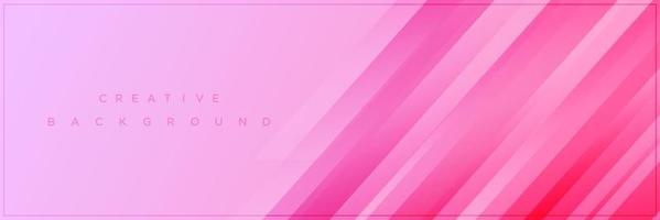 Beauty abstract soft pink gradient banner background design vector