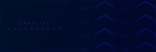 Modern abstract dark blue banner background design vector