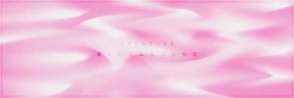 Beauty abstract soft pink gradient banner background design vector