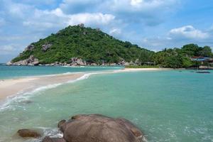 sand bar beach on islands photo