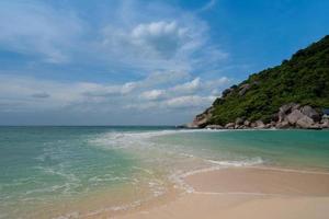 sand bar beach on islands photo