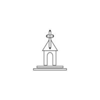 church icon logo vector